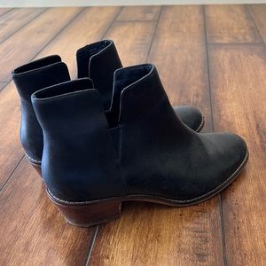 Cole Haan booties with brown heel